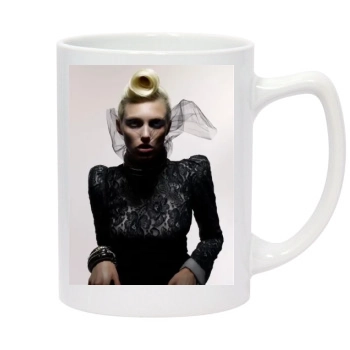 Anja Rubik 14oz White Statesman Mug