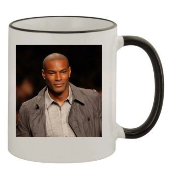 Tyson Beckford 11oz Colored Rim & Handle Mug