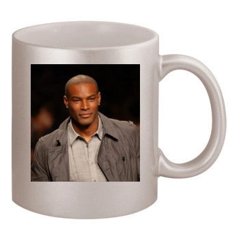 Tyson Beckford 11oz Metallic Silver Mug