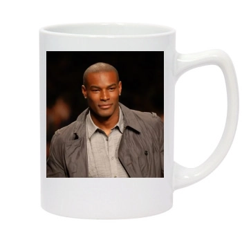 Tyson Beckford 14oz White Statesman Mug