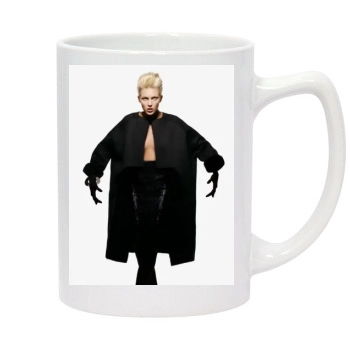 Anja Rubik 14oz White Statesman Mug