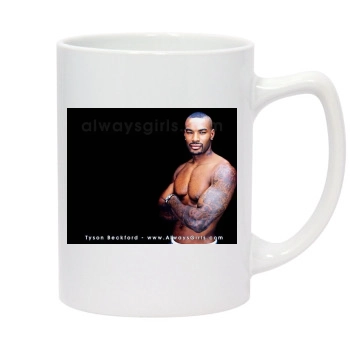 Tyson Beckford 14oz White Statesman Mug