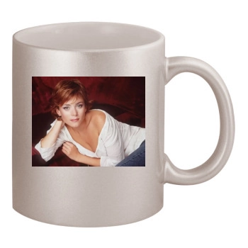 Anna Friel 11oz Metallic Silver Mug