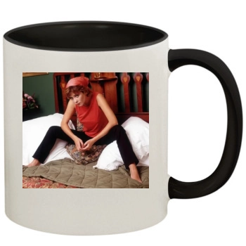 Anna Friel 11oz Colored Inner & Handle Mug