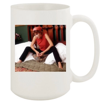 Anna Friel 15oz White Mug