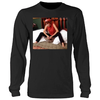 Anna Friel Men's Heavy Long Sleeve TShirt