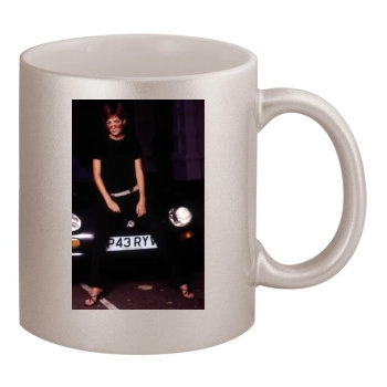 Anna Friel 11oz Metallic Silver Mug