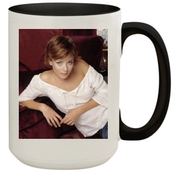 Anna Friel 15oz Colored Inner & Handle Mug