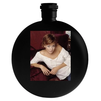 Anna Friel Round Flask