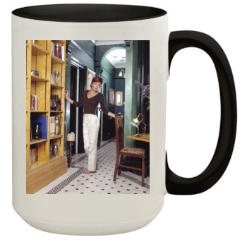 Anna Friel 15oz Colored Inner & Handle Mug