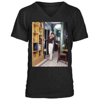 Anna Friel Men's V-Neck T-Shirt