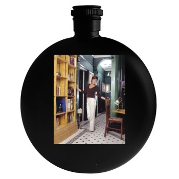 Anna Friel Round Flask