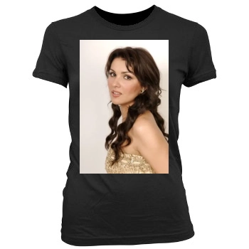 Anna Netrebko Women's Junior Cut Crewneck T-Shirt