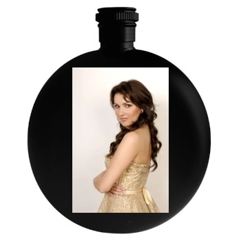 Anna Netrebko Round Flask