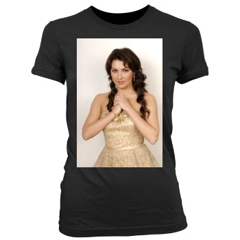 Anna Netrebko Women's Junior Cut Crewneck T-Shirt