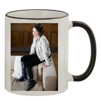 Anna Popplewell 11oz Colored Rim & Handle Mug