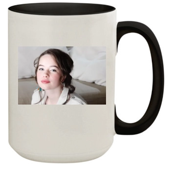 Anna Popplewell 15oz Colored Inner & Handle Mug