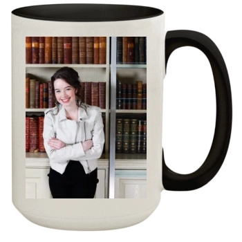 Anna Popplewell 15oz Colored Inner & Handle Mug