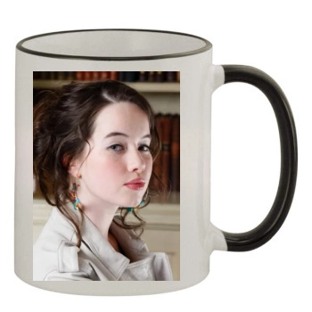 Anna Popplewell 11oz Colored Rim & Handle Mug