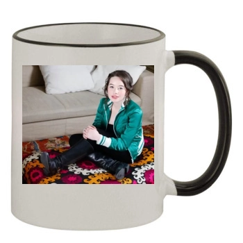 Anna Popplewell 11oz Colored Rim & Handle Mug