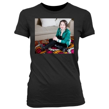 Anna Popplewell Women's Junior Cut Crewneck T-Shirt