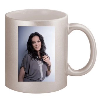 Annabeth Gish 11oz Metallic Silver Mug