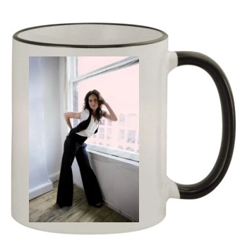 Annabeth Gish 11oz Colored Rim & Handle Mug