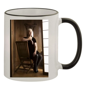 Annie Lennox 11oz Colored Rim & Handle Mug