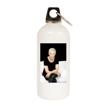 Annie Lennox White Water Bottle With Carabiner