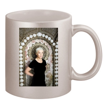 Annie Lennox 11oz Metallic Silver Mug