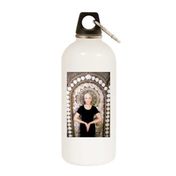 Annie Lennox White Water Bottle With Carabiner