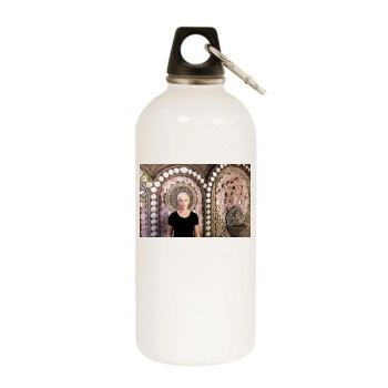 Annie Lennox White Water Bottle With Carabiner