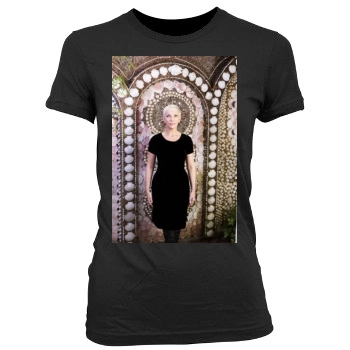 Annie Lennox Women's Junior Cut Crewneck T-Shirt