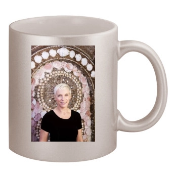 Annie Lennox 11oz Metallic Silver Mug