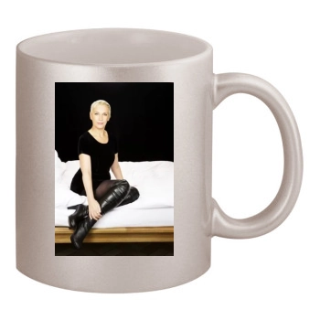 Annie Lennox 11oz Metallic Silver Mug