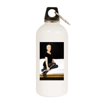 Annie Lennox White Water Bottle With Carabiner