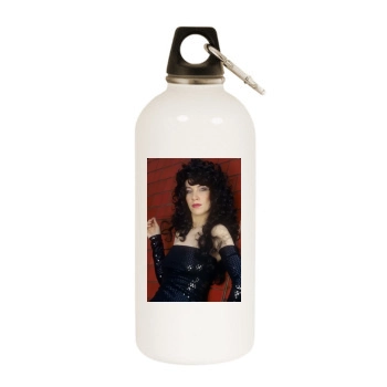 Annie Lennox White Water Bottle With Carabiner