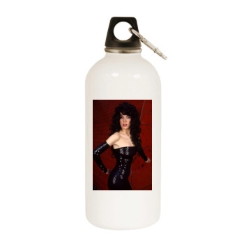 Annie Lennox White Water Bottle With Carabiner