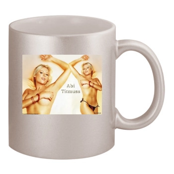 Abi Titmuss 11oz Metallic Silver Mug