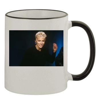 Annie Lennox 11oz Colored Rim & Handle Mug