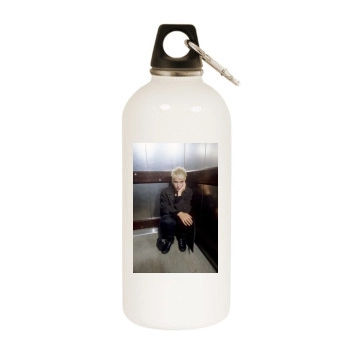 Annie Lennox White Water Bottle With Carabiner