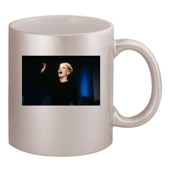 Annie Lennox 11oz Metallic Silver Mug