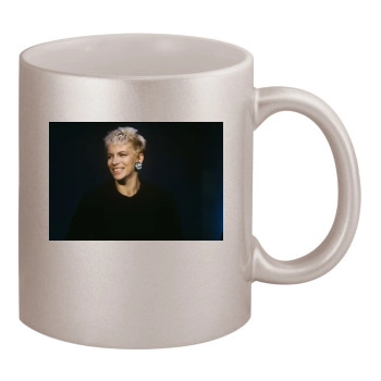 Annie Lennox 11oz Metallic Silver Mug