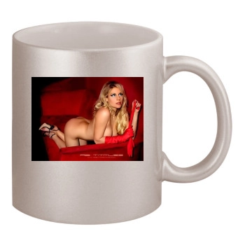 Abi Titmuss 11oz Metallic Silver Mug