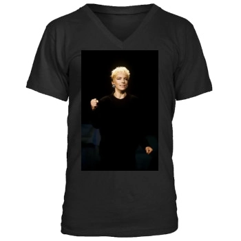 Annie Lennox Men's V-Neck T-Shirt