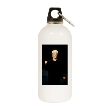 Annie Lennox White Water Bottle With Carabiner