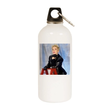 Annie Lennox White Water Bottle With Carabiner