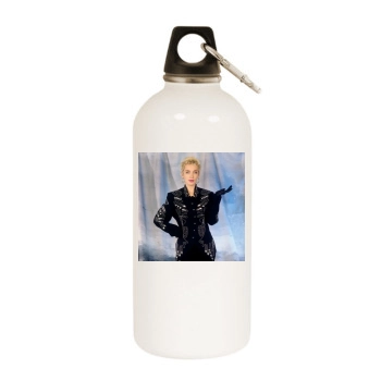 Annie Lennox White Water Bottle With Carabiner