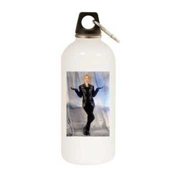 Annie Lennox White Water Bottle With Carabiner