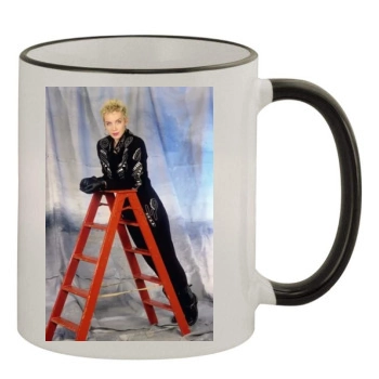 Annie Lennox 11oz Colored Rim & Handle Mug